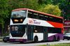 Thumbnail: SBS9889U — Historical archive of a Volvo B10TL Super Olympian (SBS9889U) double-deck demonstrator bus operating on service 72. Photographed in August 2015, this demonstrator vehicle has since been retired from public bus service following the conclusion of its trial or service lifespan.